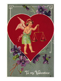 Valentine's Day Card Giclee Print