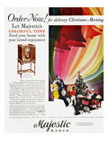 Majestic Radio Ad, 1929 Giclee Print