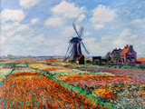 Monet: Tulip Fields, 1886 Giclee Print by Claude Monet