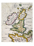 Map Of Great Britain, 1623 Giclee Print by Gerard Mercador