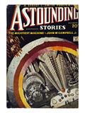 Science Fiction Cover, 1934 Giclee-trykk av Howard V. Brown