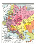 Map: Expansion Of Russia Giclee Print