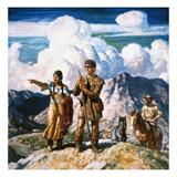 Wyeth: Sacajawea Giclee Print by Newell Convers Wyeth