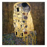 Klimt: The Kiss, 1907-08 reproduction procédé giclée par Gustav Klimt