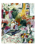 Matisse: La Lecture, 1905 reproduction procédé giclée par Henri Matisse