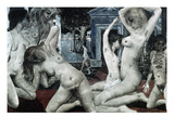 Delvaux: Women, 1968 Giclee Print by Paul Delvaux