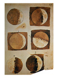 Galileo: Moon reproduction procédé giclée par Galileo Galilei
