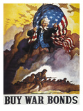 World War Ii Bond Poster Giclee Print by Newell Convers Wyeth