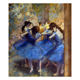 Degas: Blue Dancers, C1890 Giclee Print by Edgar Degas