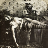 Sleeping Woman, C1900 Photographic Print