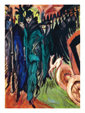 Kirchner: Street Scene reproduction procédé giclée par Ernst Ludwig Kirchner