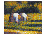 Seurat: Farm Women, C1882 Giclee Print by Georges Seurat