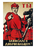 Russia: Army Poster, 1920 Giclee-trykk av Dmitry Moor Russia: Army Poster, 1920 Giclee-trykk av Dmitry Moor