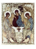 Russian Icons: The Trinity Giclée-Druck von Andrei Rublev