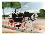 Rousseau: Cart, 1908 reproduction procédé giclée par Henri Rousseau