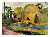 Gauguin: Haystacks, 1889 Giclee Print by Paul Gauguin