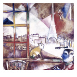 Chagall: Paris, 1913 reproduction procédé giclée par Marc Chagall
