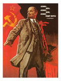 Communist Poster, 1967 Giclée-Druck von Victor Ivanov