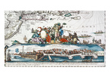 New Amsterdam, 1673 Giclee Print by Hugo Allard