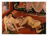 Pechstein: Two Nudes, 1909 reproduction procédé giclée par Max Pechstein