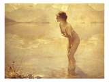 Chabas: September Morn reproduction procédé giclée par Paul Chabas