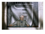 Diego Rivera: Henry Ford reproduction procédé giclée par Diego Rivera