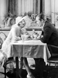 Silent Film: Restaurants Fotografie-Druck