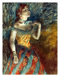 Degas: Singer In Green Giclee Print by Edgar Degas