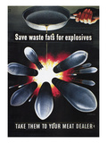 World War Ii: U.S. Poster reproduction procédé giclée par Henry Koerner