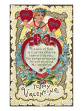 Valentine's Day Card Giclee Print