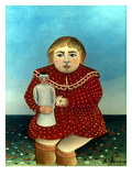 Rousseau: Child/Doll, C1906 reproduction procédé giclée par Henri Rousseau