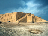 Iraq: Ziggurat In Ur Photographic Print by Basilius Besler