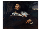 Courbet: Self-Portrait Giclee Print by Gustave Courbet