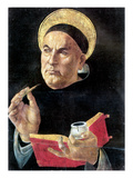 St. Thomas Aquinas Giclee Print by Sandro Botticelli