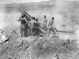 Korean War: Artillery Photographic Print
