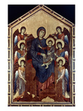 Madonna & Child In Majesty Giclee Print by Giovanni Cimabue