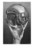 Escher: Hand With Globe Giclee Print by M. C. Escher