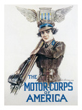 World War I: Motor Corps Wydruk giclee autor Howard Chandler Christy World War I: Motor Corps Wydruk giclee autor Howard Chandler Christy
