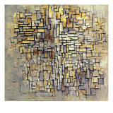 Mondrian: Composition, 1913 reproduction procédé giclée par Piet Mondrian