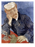 Van Gogh: Dr Gachet Giclée-tryk af Vincent van Gogh