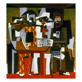 Picasso: Three Musicians reproduction procédé giclée par Pablo Picasso