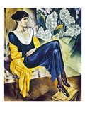 Anna Akhmatova (1889-1967) reproduction procédé giclée par Nathan Isaevich Altman