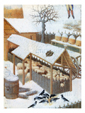 Book Of Hours: February Giclee Print