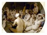 Ingres: Turkish Bath reproduction procédé giclée par Jean-Auguste-Dominique Ingres