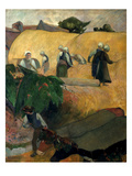 Gauguin: Breton Women Giclee Print by Paul Gauguin