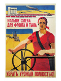 Russia: Collective Farm Giclee Print by Nikolai Denisov