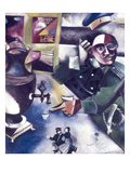 Chagall: Soldier, 1911-12 Lámina giclée por Marc Chagall Chagall: Soldier, 1911-12 Lámina giclée por Marc Chagall