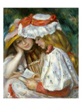 Renoir: Two Girls Reading Giclee Print by Pierre-Auguste Renoir