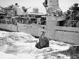 Korean War: Navy Mailbag Photographic Print