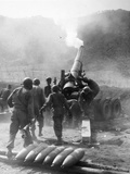 Korean War: Artillery Photographic Print